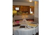 Dessert Table (View of Kitchen Area in Background and Sound Booth to the right)
